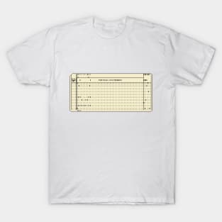 Pixel Punch Card T-Shirt